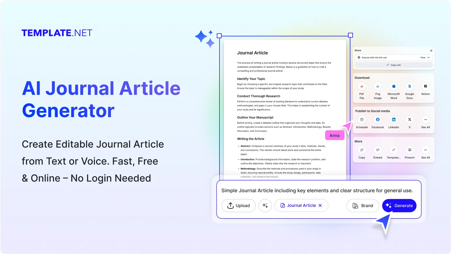 Free AI Journal Article Generator, Online Business Journal Writer Tool